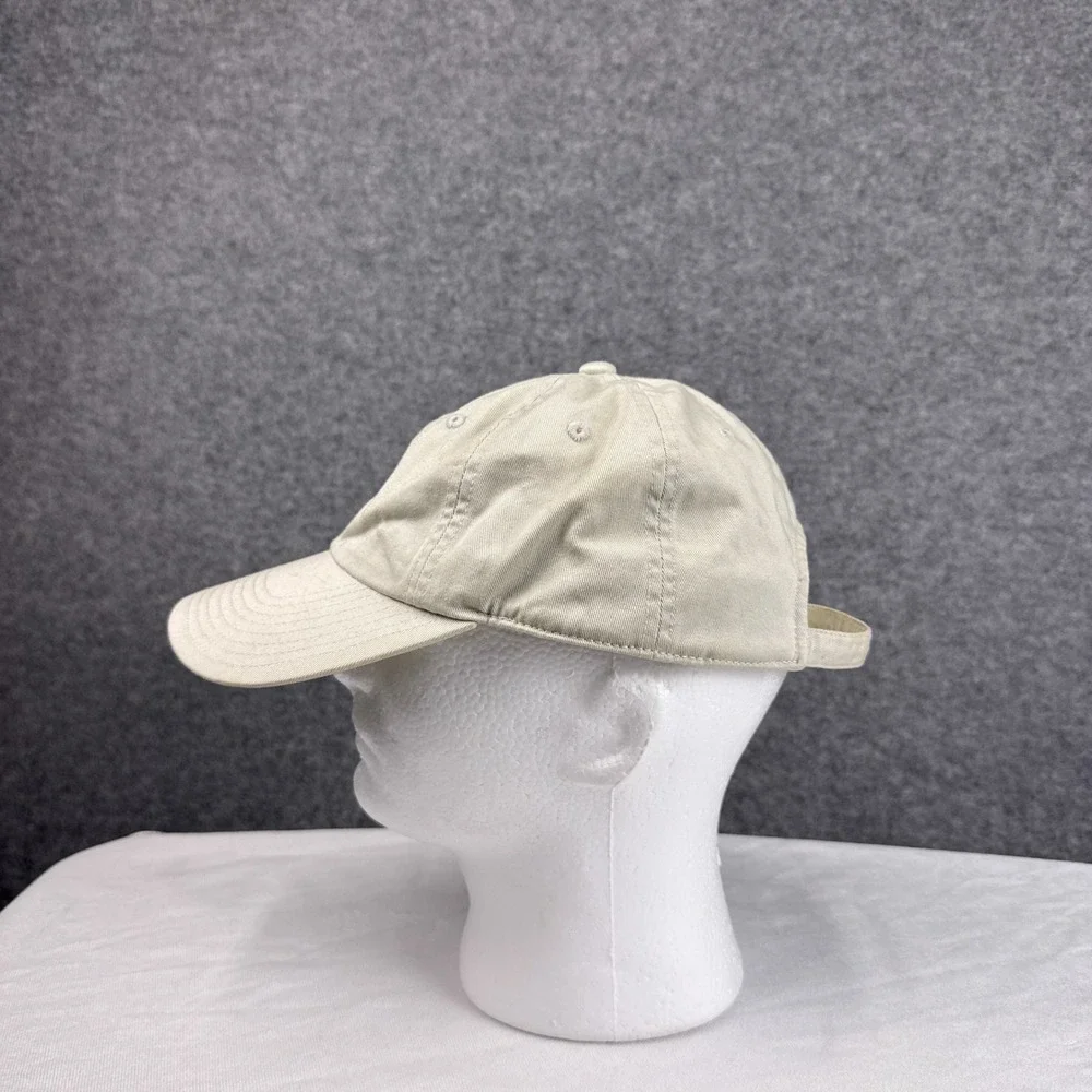 American Needle Masters Golf Hat Adjustable Khaki Cotton Embroidered Logo Cap